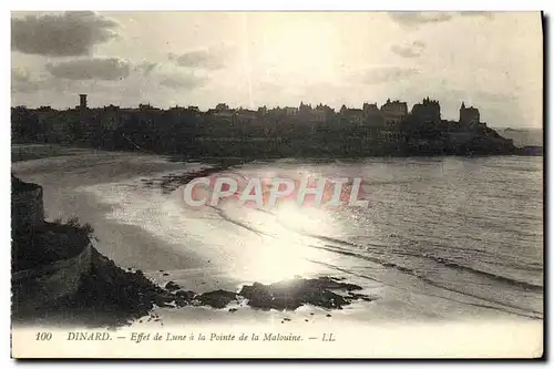 Ansichtskarte AK Dinard Effet De Lune A La Pointe De La Malouine