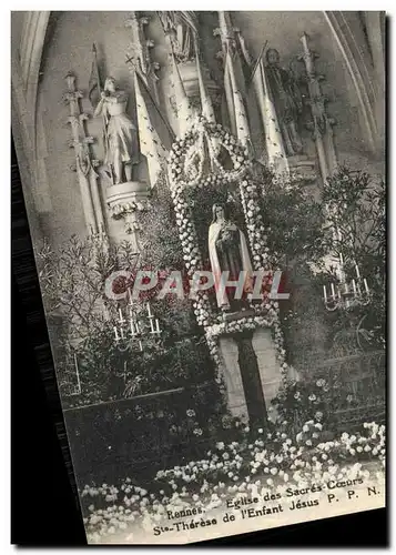 Cartes postales Rennes Eglise Des Sacres Corurs Ste Therese De l&#39Enfant Jesus