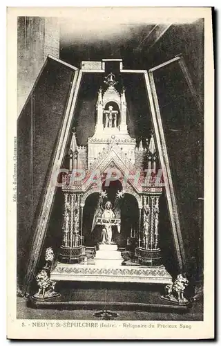 Cartes postales Neuvy St Sepulcre Reliquaire Du Precieux Sang
