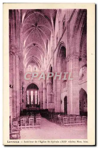 Ansichtskarte AK Levroux Interieur De l&#39Eglise St Sylvain