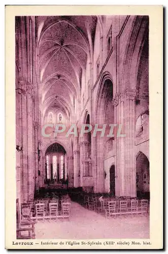 Cartes postales Levroux Interieur De l&#39Eglise St Sylvain