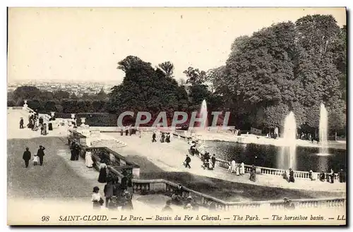 Ansichtskarte AK Saint Cloud Le Parc Bassin Du Fer A Cheval