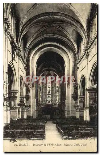 Ansichtskarte AK Rueil Interieur De l&#39Eglise Saint Pierre Et Saint Paul