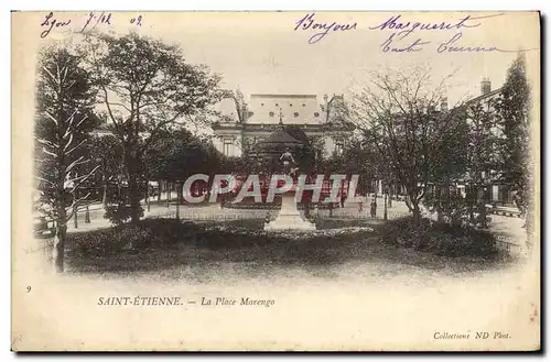 Cartes postales Saint Etienne La Place Marengo