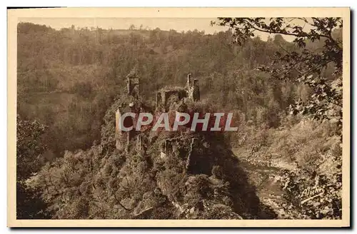 Ansichtskarte AK Gorges De La Maronne Ruines De Merle