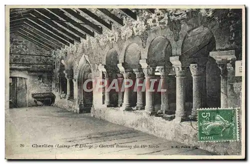 Cartes postales Charlieu L&#39Abbaye Cloitres Romans du 9eme