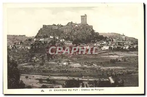 Cartes postales Environs Du Puy Chateau De Polignac