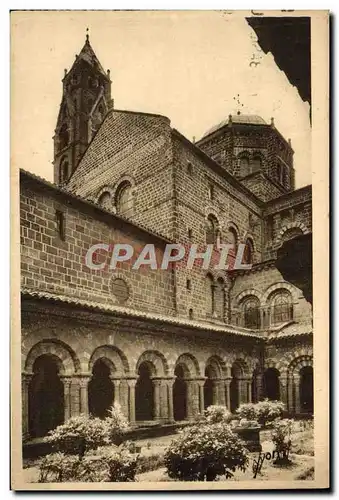 Cartes postales La Douce France Le Puy Cour et galerie du cloitre