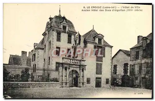 Ansichtskarte AK Le Croisic L&#39Hotel De ville Ancien Hotel Des Ducs d&#39Alguilhon