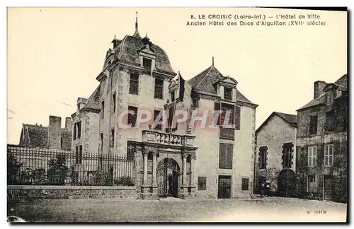 Cartes postales Le Croisic L&#39Hotel De ville Ancien Hotel Des Ducs d&#39Alguilhon