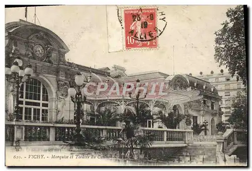 Ansichtskarte AK Vichy Marquise Et Theatre Du Casino