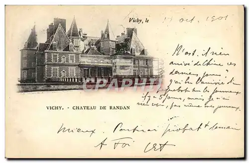 Cartes postales Vichy Chateau De Randan