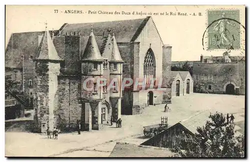 Ansichtskarte AK Angers Petit Chateau Des Ducs D&#39Anjou Ou Est ne le roi Rene