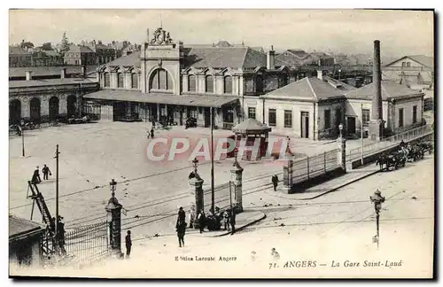 Ansichtskarte AK Angers La Gare Saint Laud