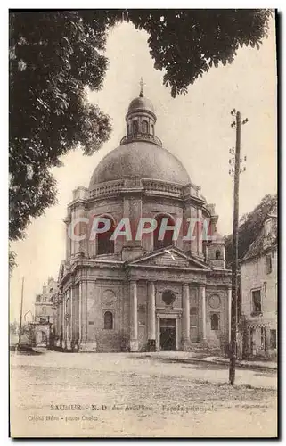 Cartes postales Saumur ND des Ardilliers Facade principale