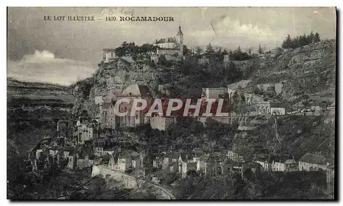 Cartes postales Le Lot Illustre Rocamadour