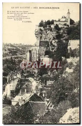 Cartes postales Le Lot Illustre Rocamadour