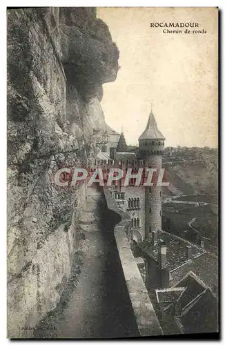 Cartes postales Rocamadour Chemin De Ronde