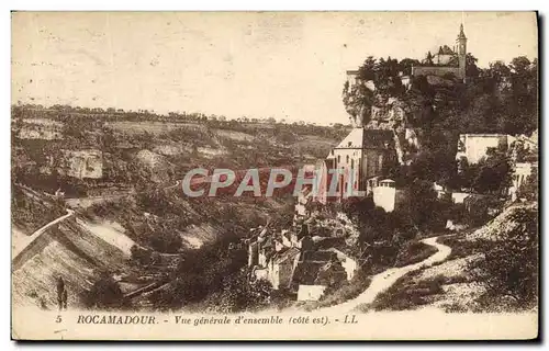 Cartes postales Rocamadour Vue Generale d&#39Ensemble