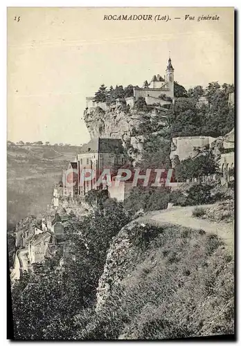 Cartes postales Rocamadour Vue Generale