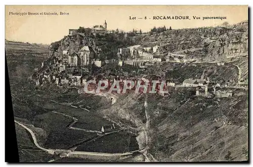 Cartes postales Le Rocamadour Vue Panoramique