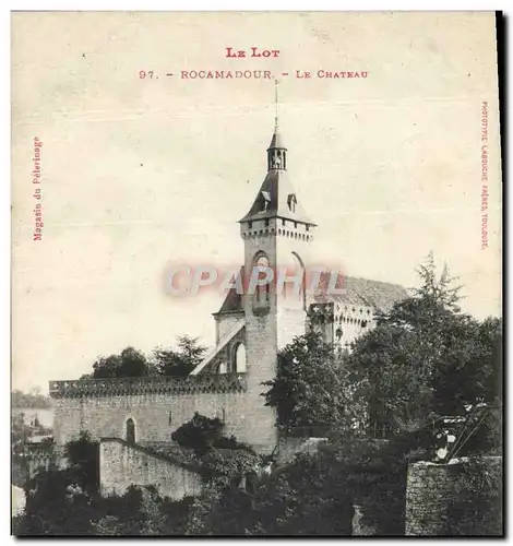 Cartes postales Le Lot Rocamadour Le Chateau