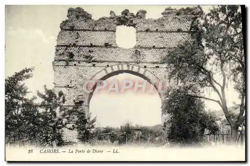 Ansichtskarte AK Cahors La Porte De Diane