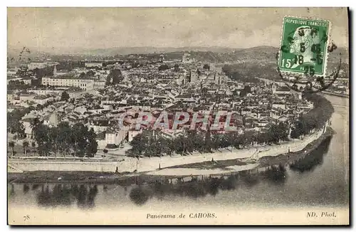 Cartes postales Panorama De Cahors