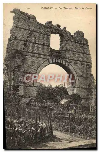 Cartes postales Cahors Les Thermes Porte De Diane