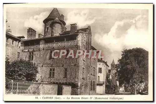 Ansichtskarte AK Cahors La Maison Henri IV