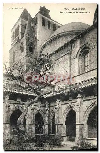 Cartes postales Le Lot Illustre Cahors Les Cloitres De La Cathedrale