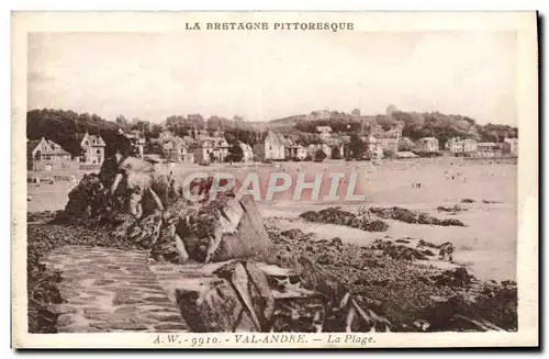 Ansichtskarte AK La Bretagne Pittoresque Val Andre La Plage