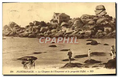 Cartes postales Ploumanach Le Chapeau De l&#39Empereur Et La Propriete Eiffel