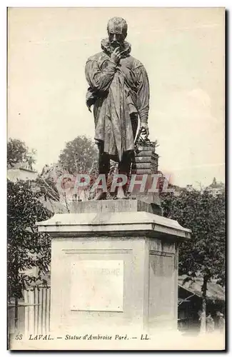 Cartes postales Laval Statue D&#39Ambroise Pave