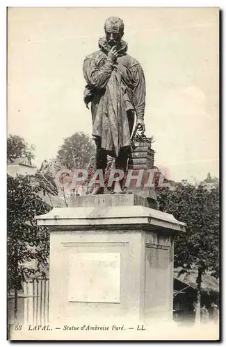 Cartes postales Laval Statue D'Ambroise Pave