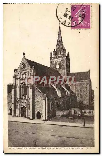 Cartes postales Laval Basilique De Notre Dame d&#39Avesnieres