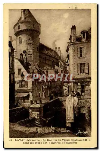 Cartes postales Laval Le Donjon Du Vieux Chateau