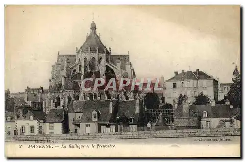 Ansichtskarte AK Mayenne La Basilique Et Le Presbytere