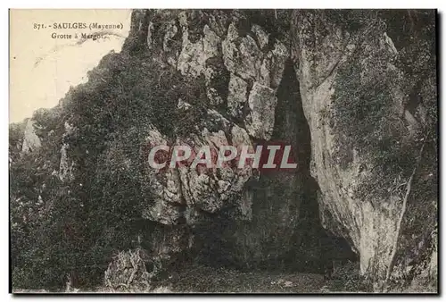 Cartes postales Saulges Grotte A Margot