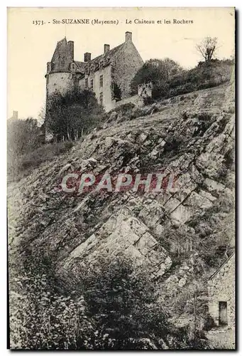 Cartes postales St Suzanne Le Chateau Et Les Rochers