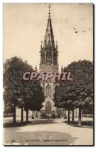 Cartes postales Mulhouse Eglise St Genevieve