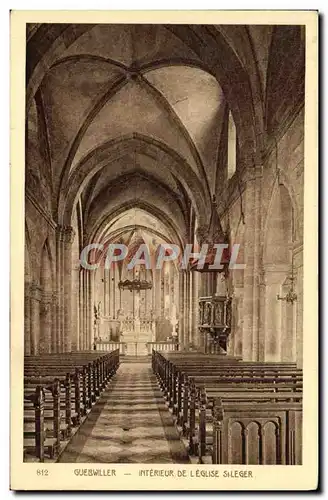 Ansichtskarte AK Guebwiller Interieur De L&#39Eglise St Leger