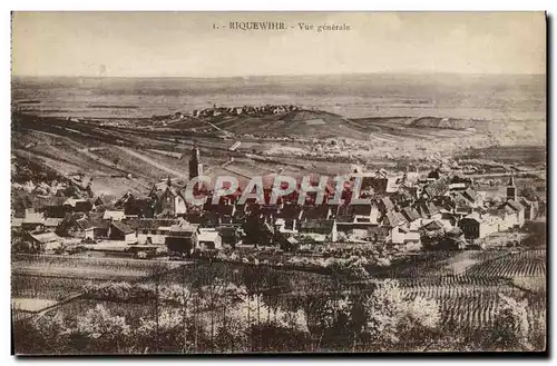 Cartes postales Riquewihr Vue Generale