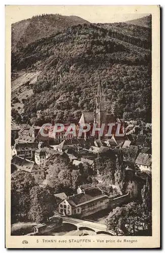 Cartes postales Thann Avec Stauffen Vue Prise Du Rangen