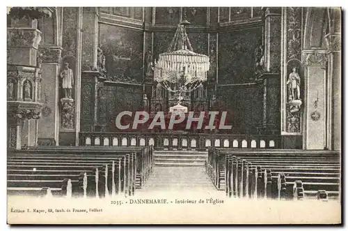 Cartes postales Dannemarie Interieur De L&#39Eglise