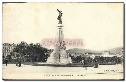 Ansichtskarte AK Nice Le Monument Du Centenaire (carte toilee)