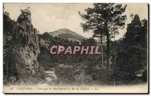 Cartes postales L&#39Esterel Obelisque Du Mal Infernet Et Rue De l&#39Eveque