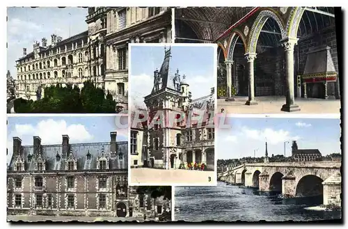 Cartes postales Blois Chateau Facade Louis XII