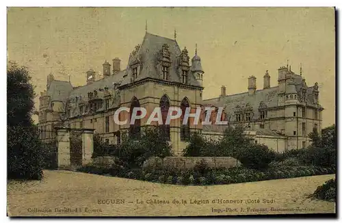 Cartes postales Ecouen Le Chateau De La Legion d&#39Honneur (carte toilee)