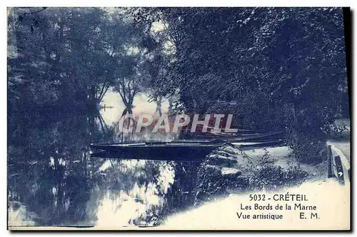 Cartes postales Creteil Les Bords De La Marne Vue Artistique